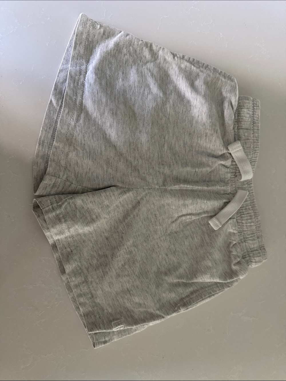 Little Bipsy Light Gray Athletic Drawstring Shorts